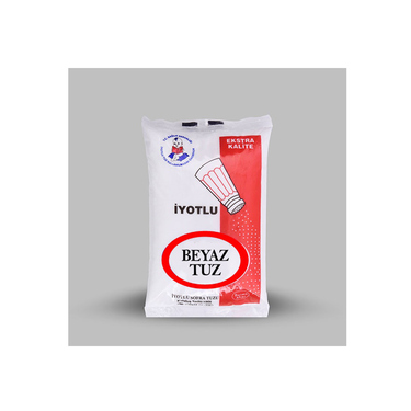 İyotlu Sofra Tuzu Beyaz Tuz 1500 GR 